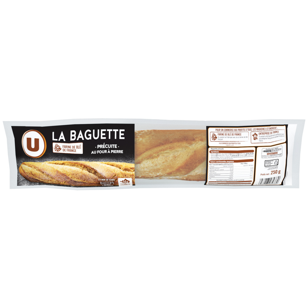 Precooked Baguette on Stone Oven U