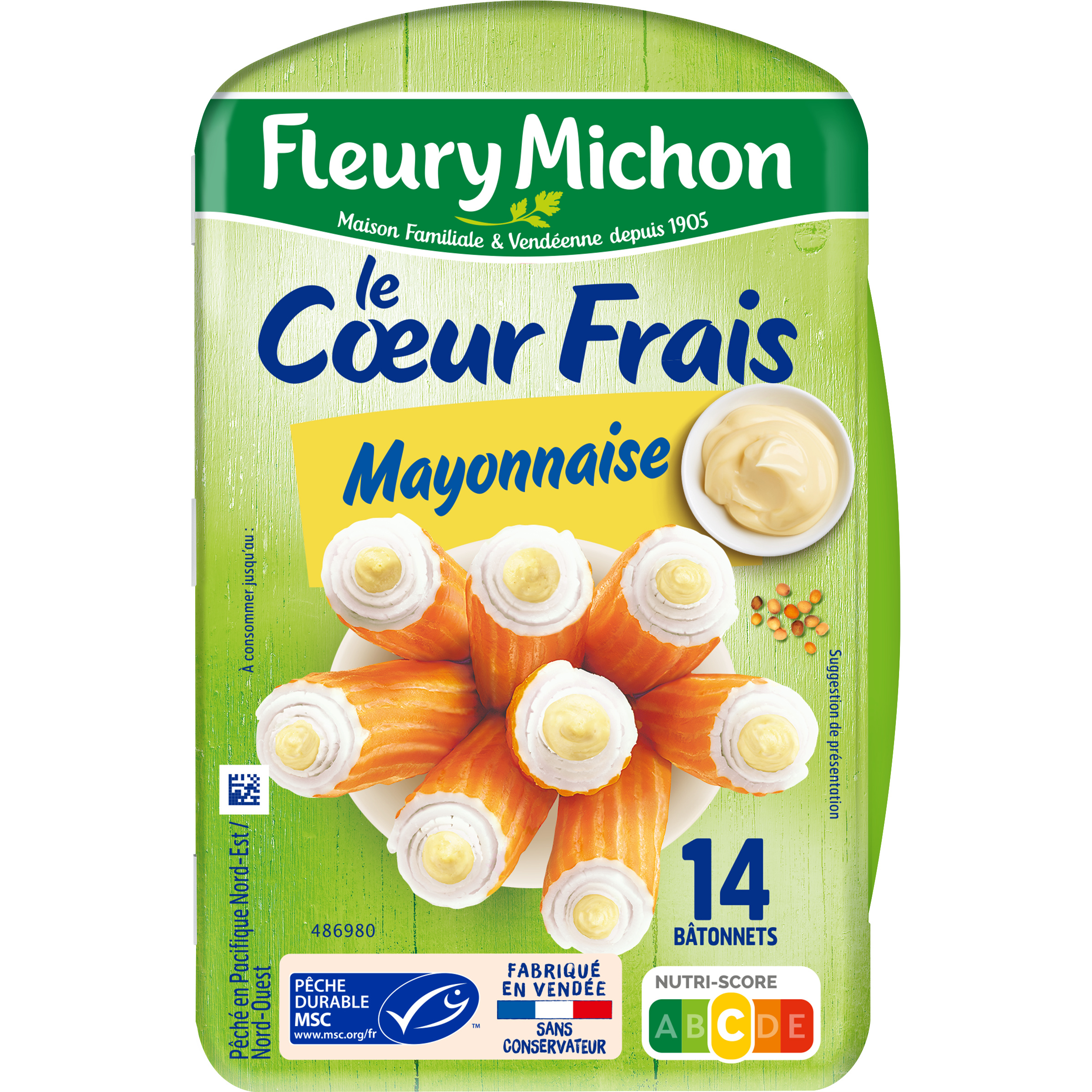 Le Coeur Frais surimi mayonnaise sticks