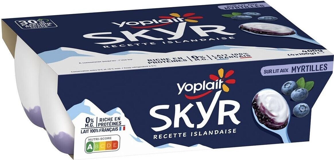  Yoplait Skyr with blueberries