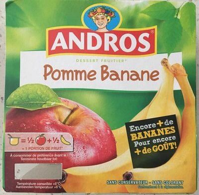 Andros apple banana compote