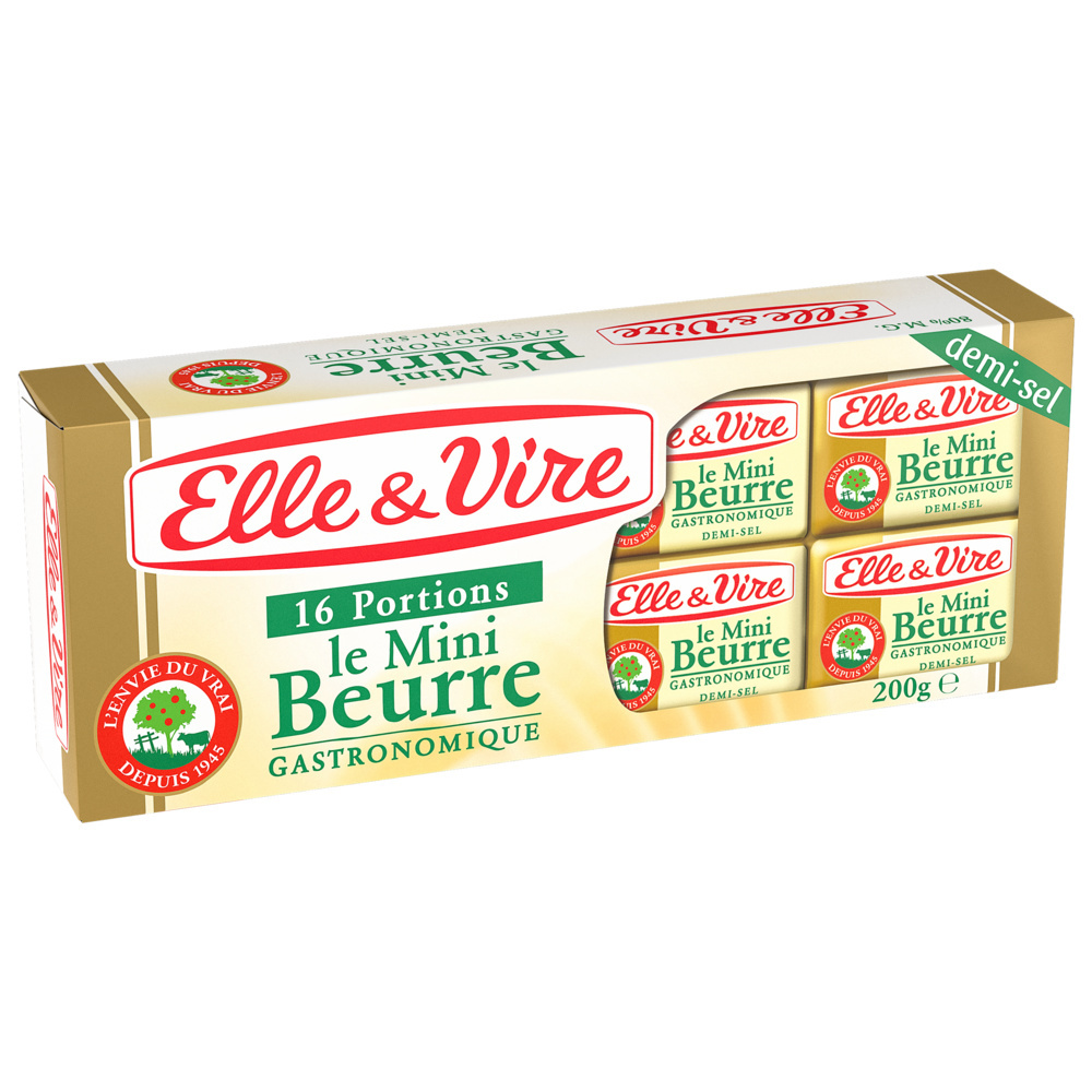 Elle & Vire Mini Half salted Butters