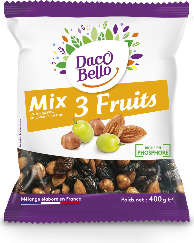 Mix aux trois fruits Daco Bello