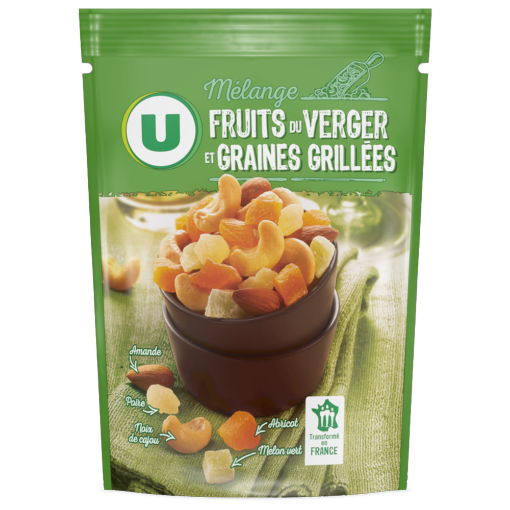 Mélange fruits du verger et graines grillées U
