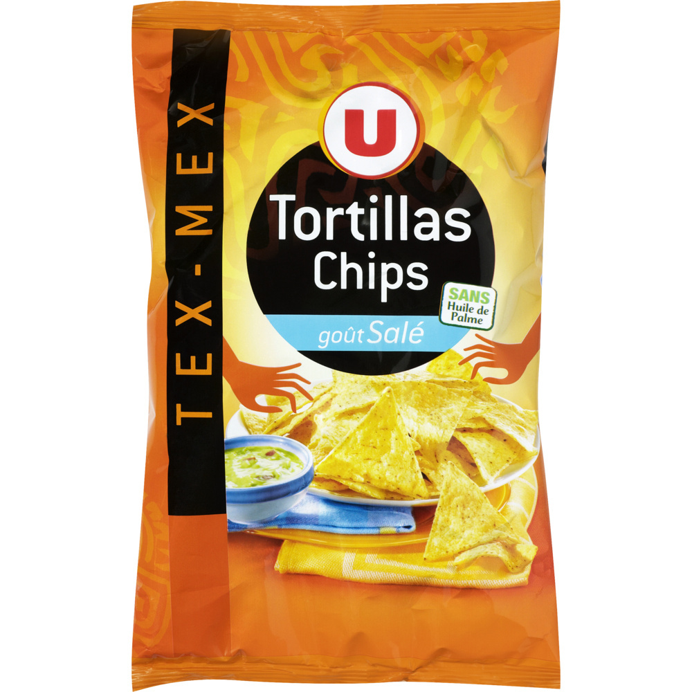 Tortilla chips goût salé U