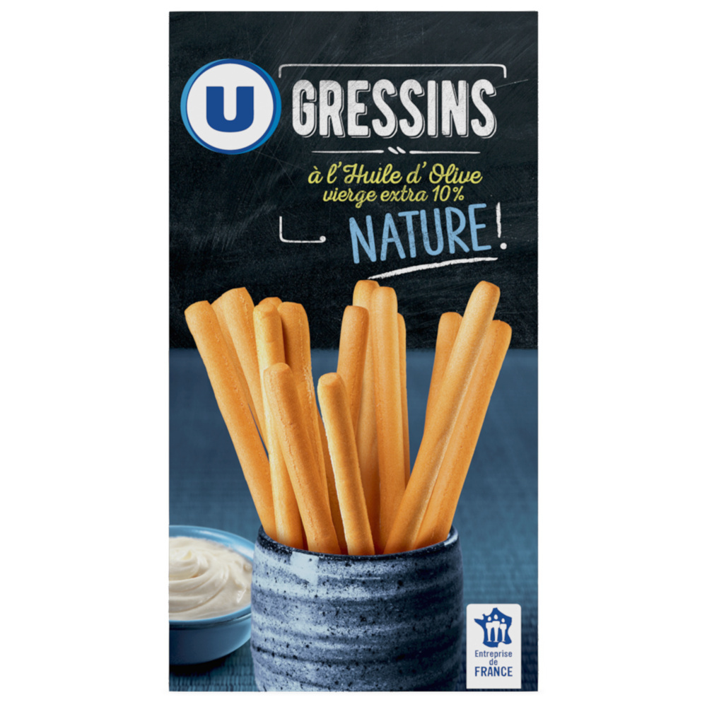 Plain gressins with olive oil U