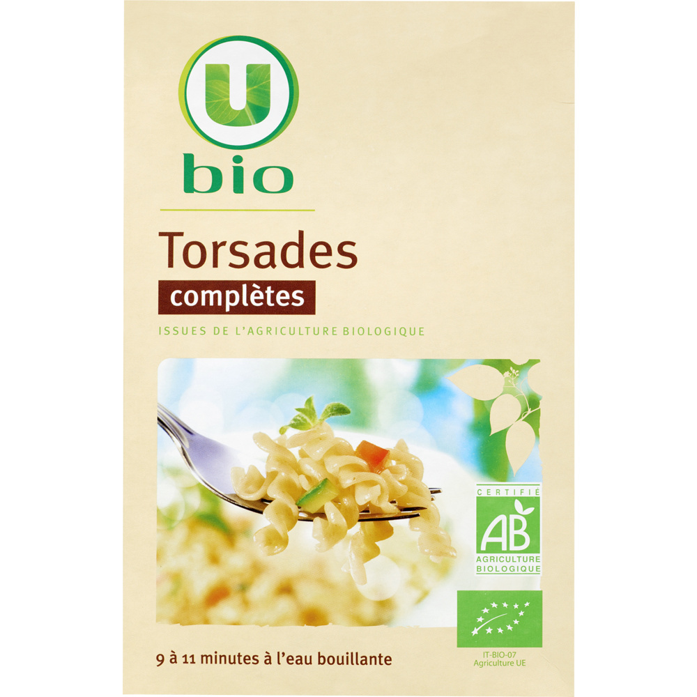 Torsades complètes bio U 