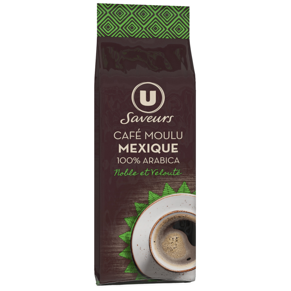 Café moulu arabica du Mexique U