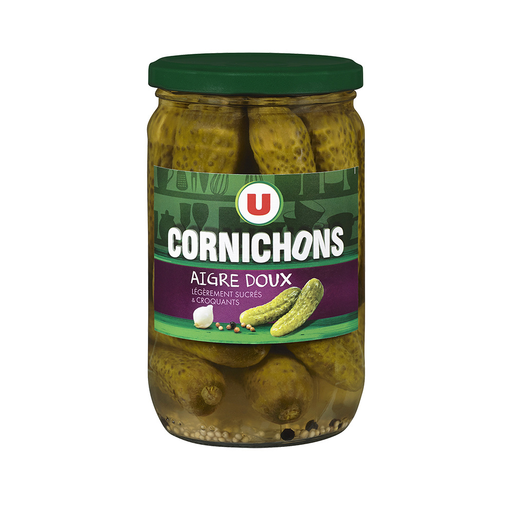 Cornichons aigres-doux U