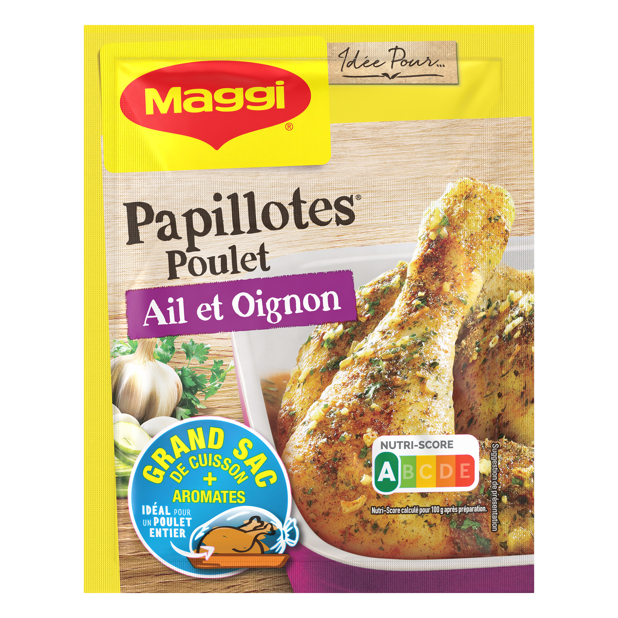 Maggi Papillotes Poulet Ail Oignon