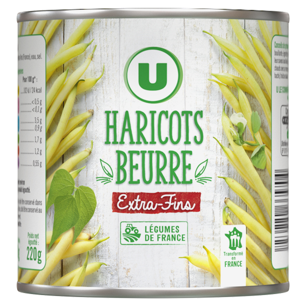Haricots beurre extra fins