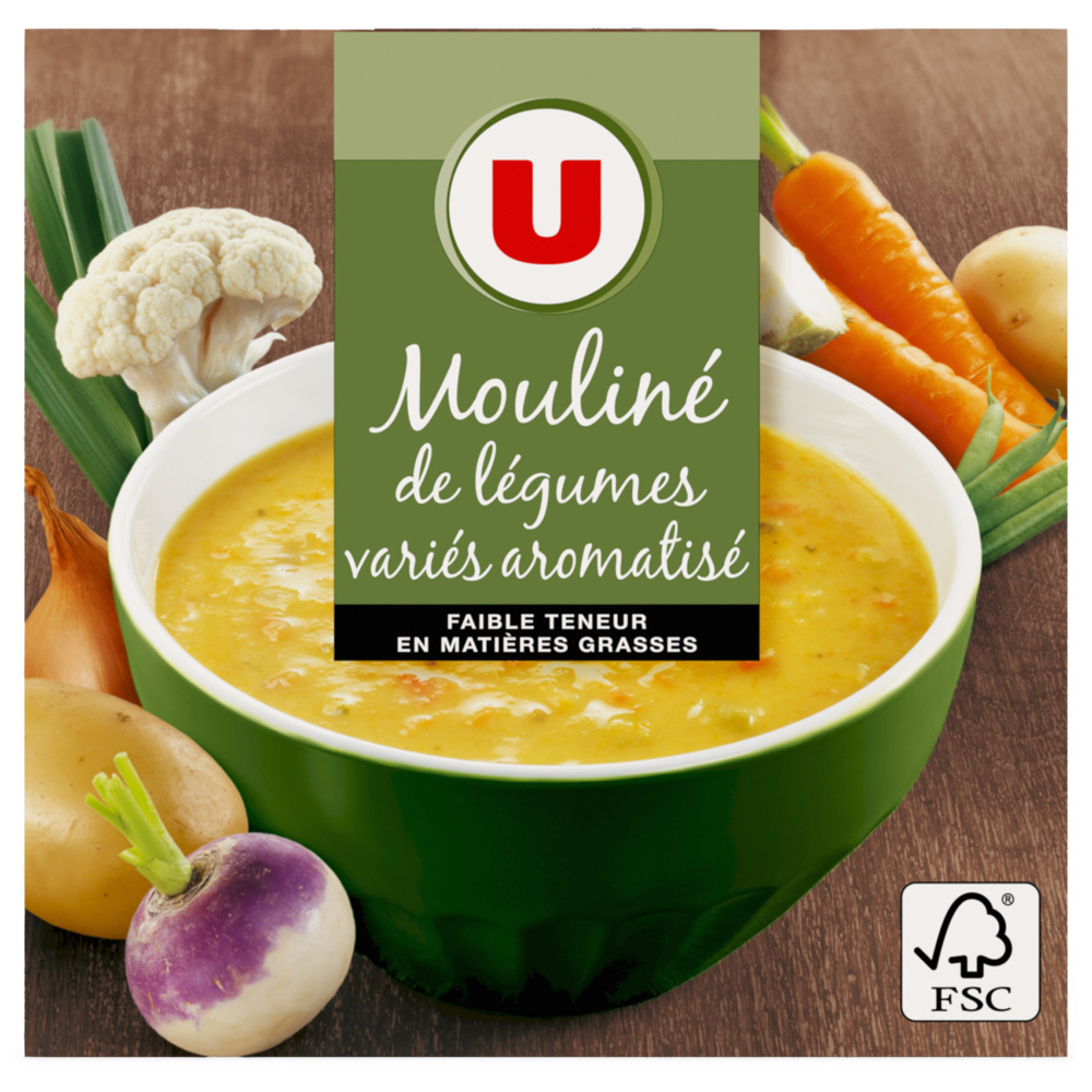 Mouliné de légumes variés U
