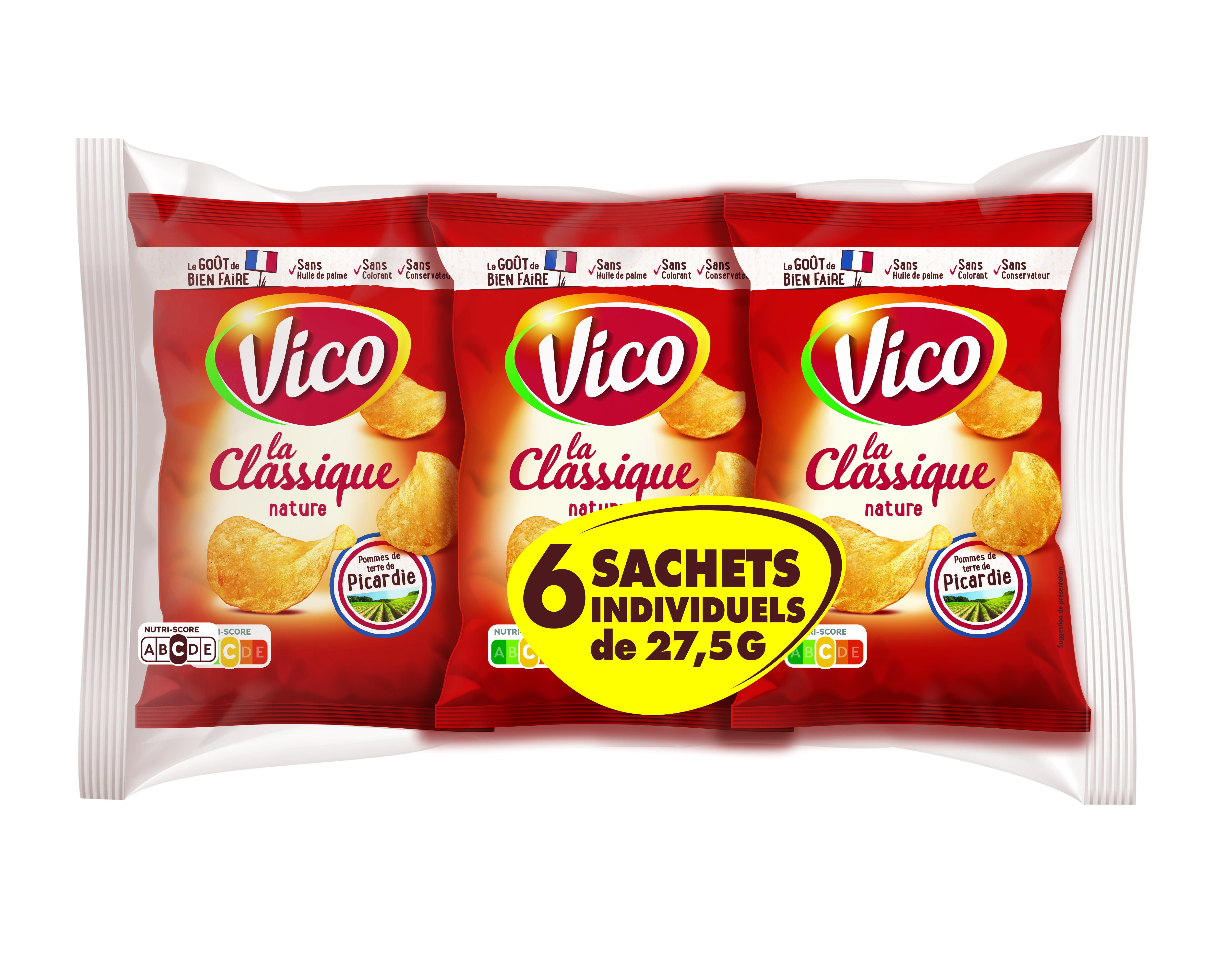 Vico Chips la Classique Nature 6*27.5g