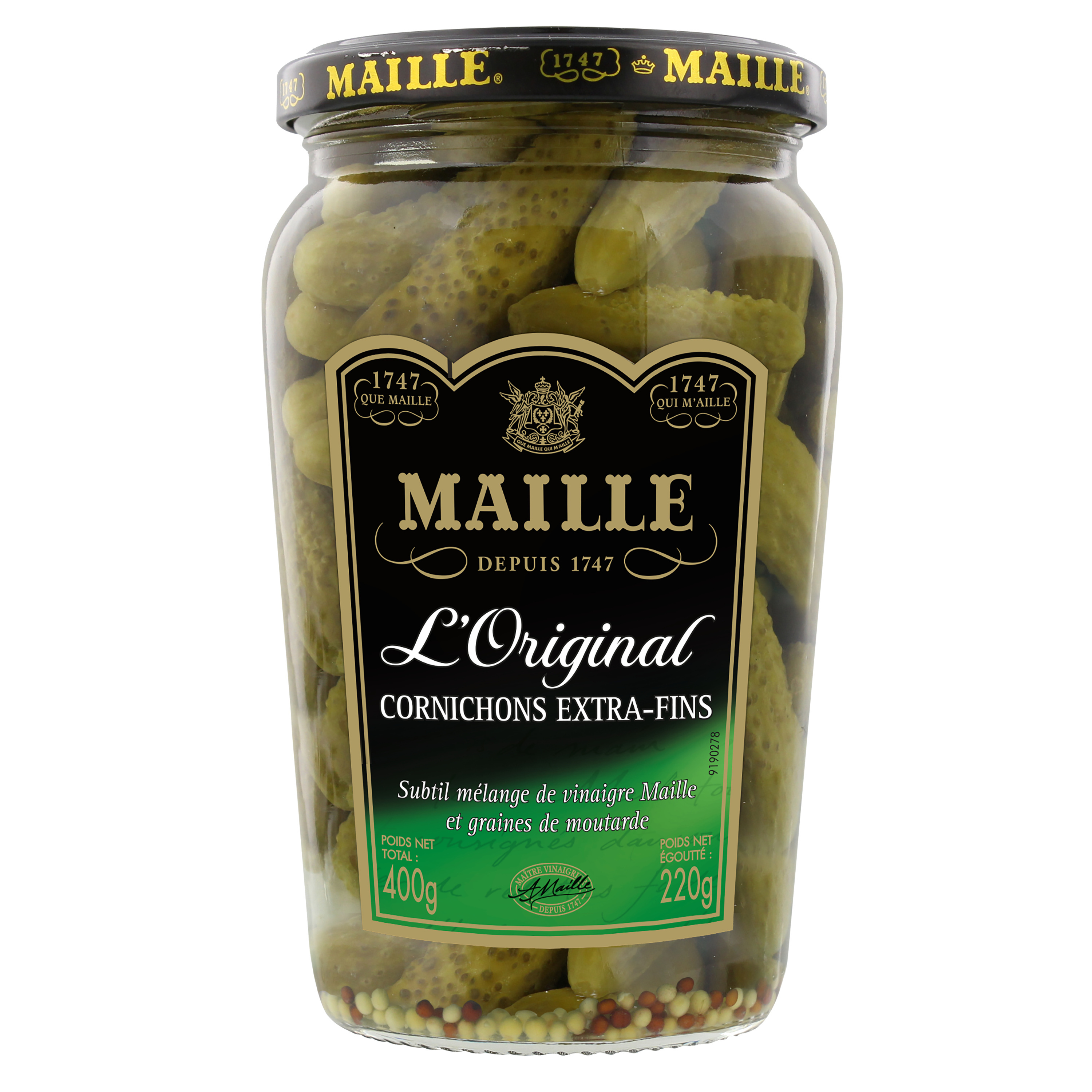 Maille cornichons extra fins