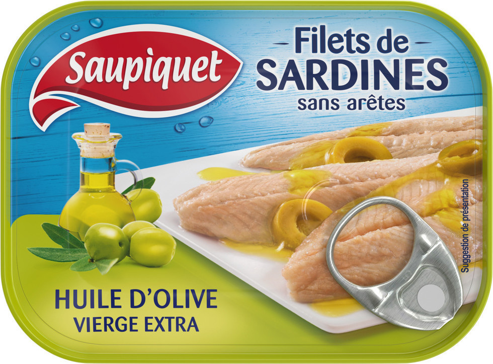 Filet de sardine Saupiquet à l'huile d'olive