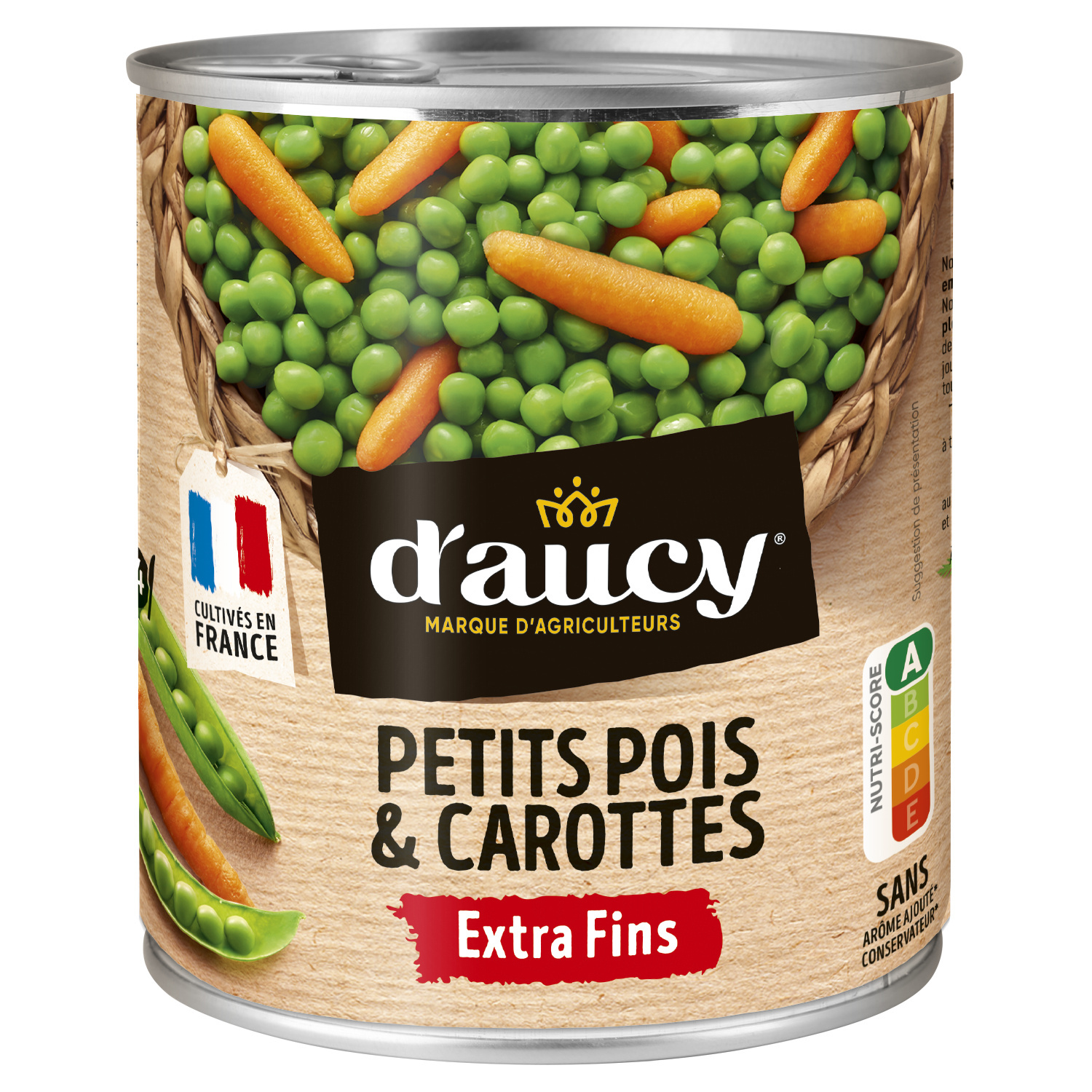 Daucy petis pois extras fins et carottes 