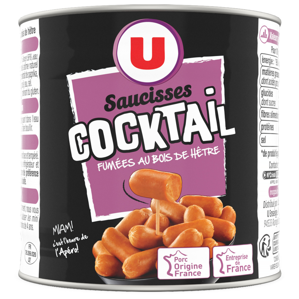 Cocktail sausages U 