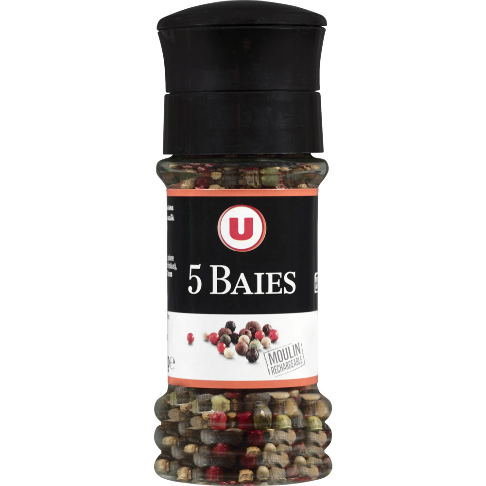 Moulin rechargeable 5 baies U