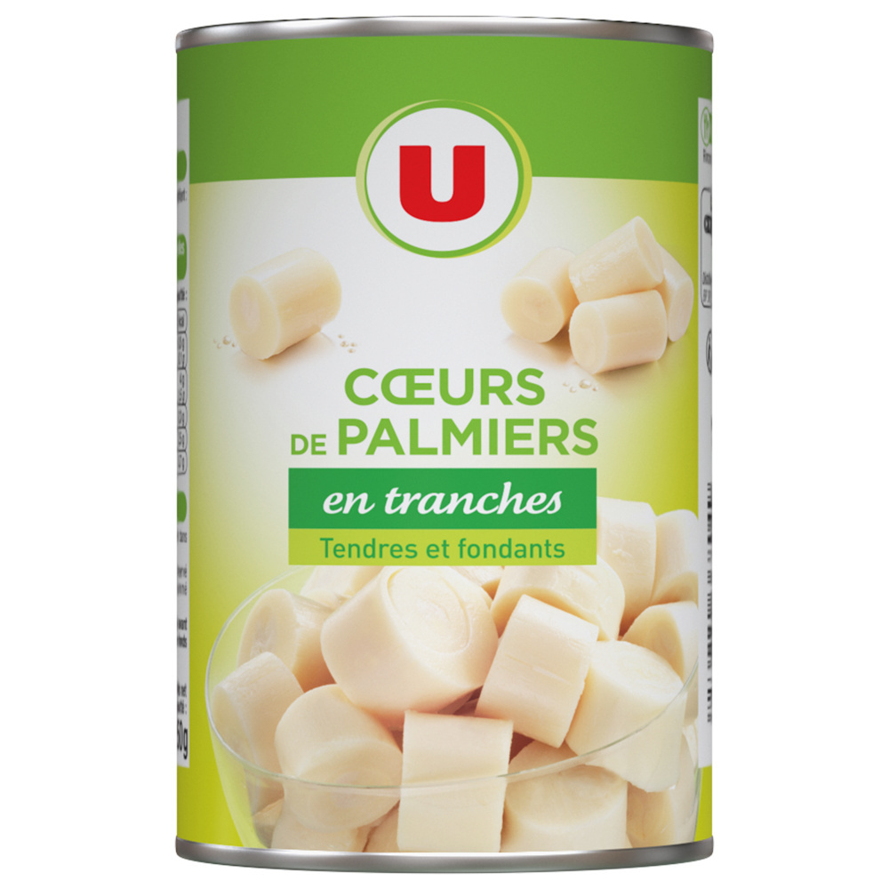 Sliced palm hearts U