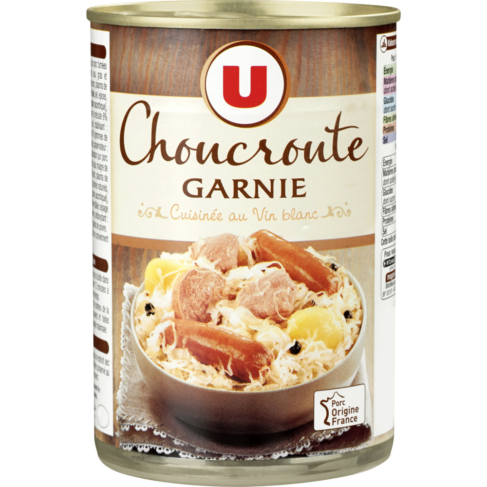 Choucroute garnie en conserve U
