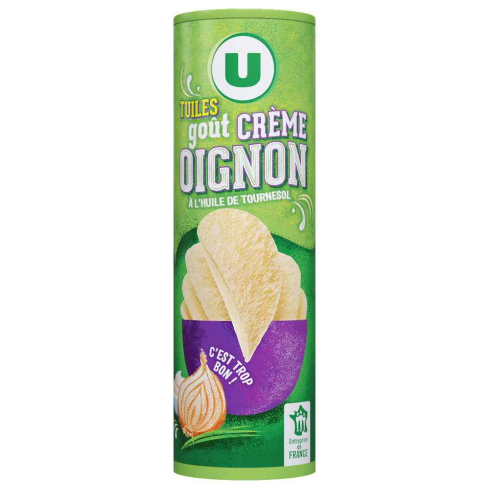 Tuiles goût crème et oignon U