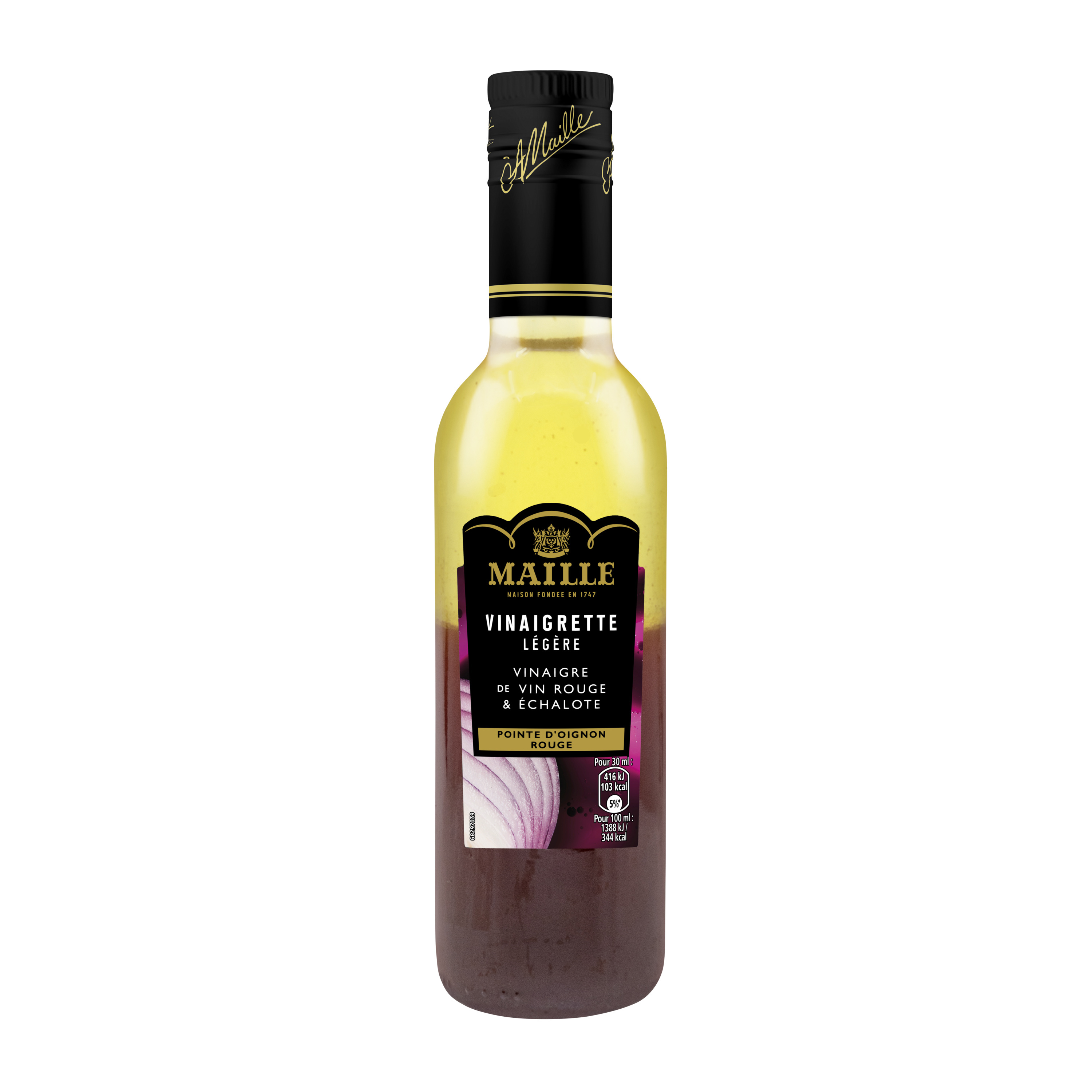 Maille Vinaigrette Légère Vinaigre de Vin Rouge & Échalotes
