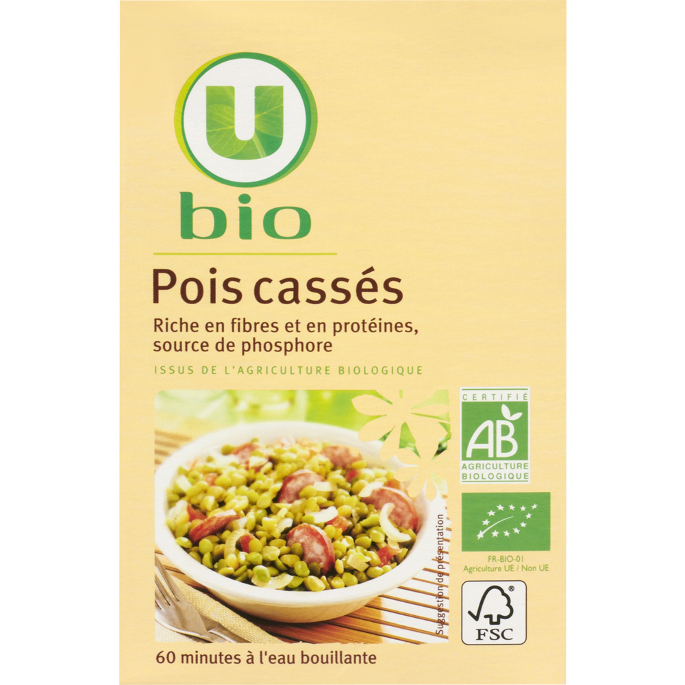 Pois cassés bio U