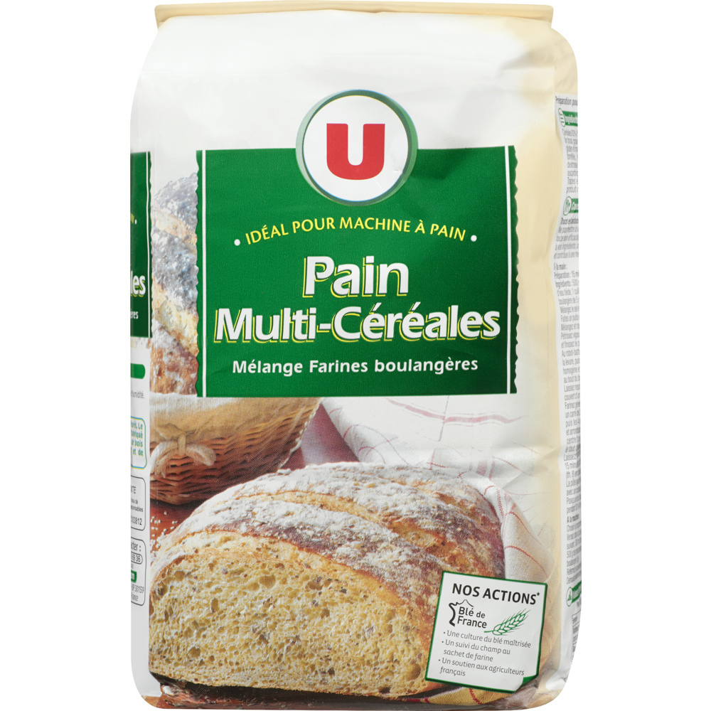 Mélange de farines boulangères pour pain multicéréales U