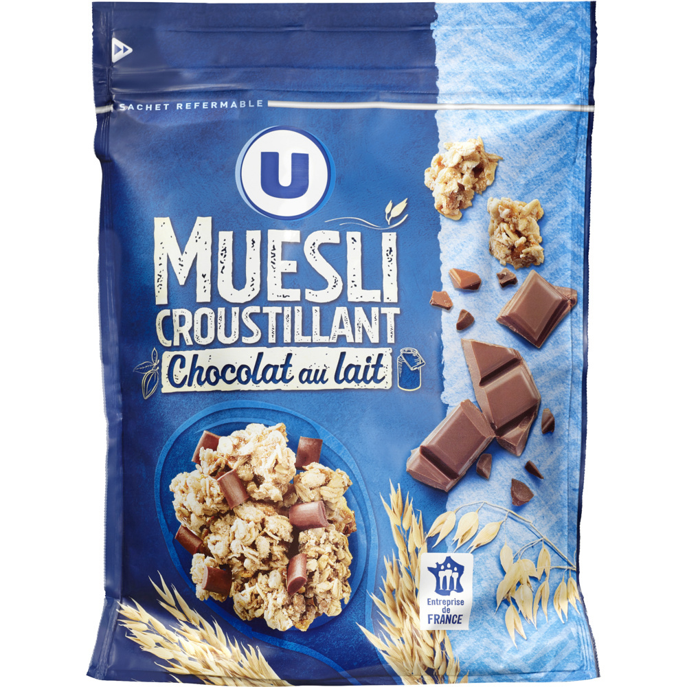 Muesli croustillant au chocolat au lait U