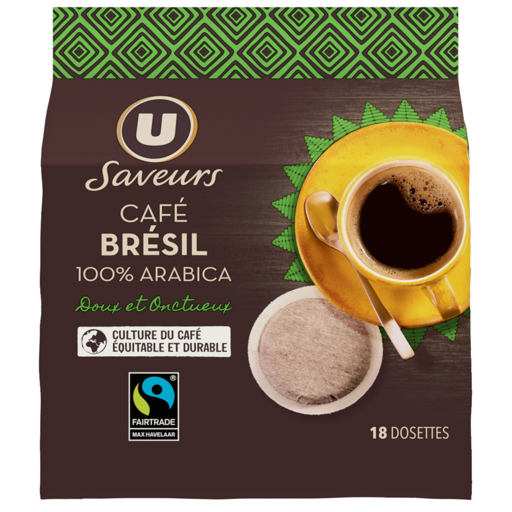 Café dosette du Brésil 100% ARABICA U