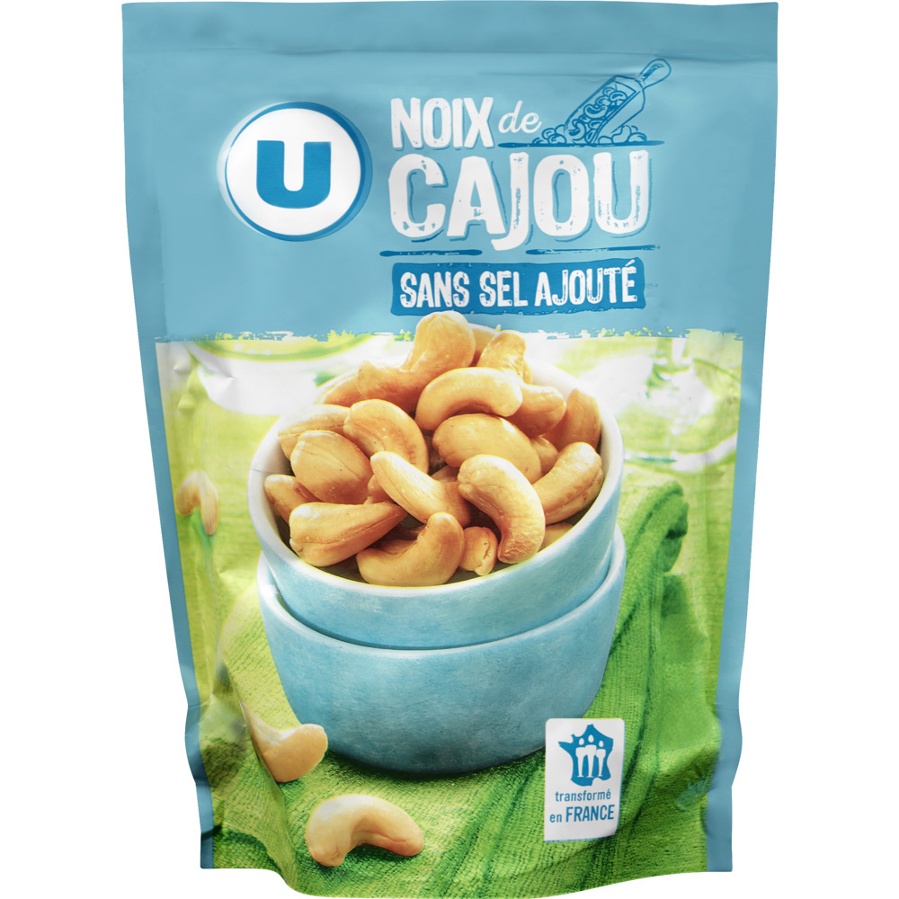 Noix de cajou sans sel ajouté U