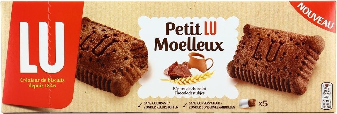 Petit moelleux au chocolat Lu