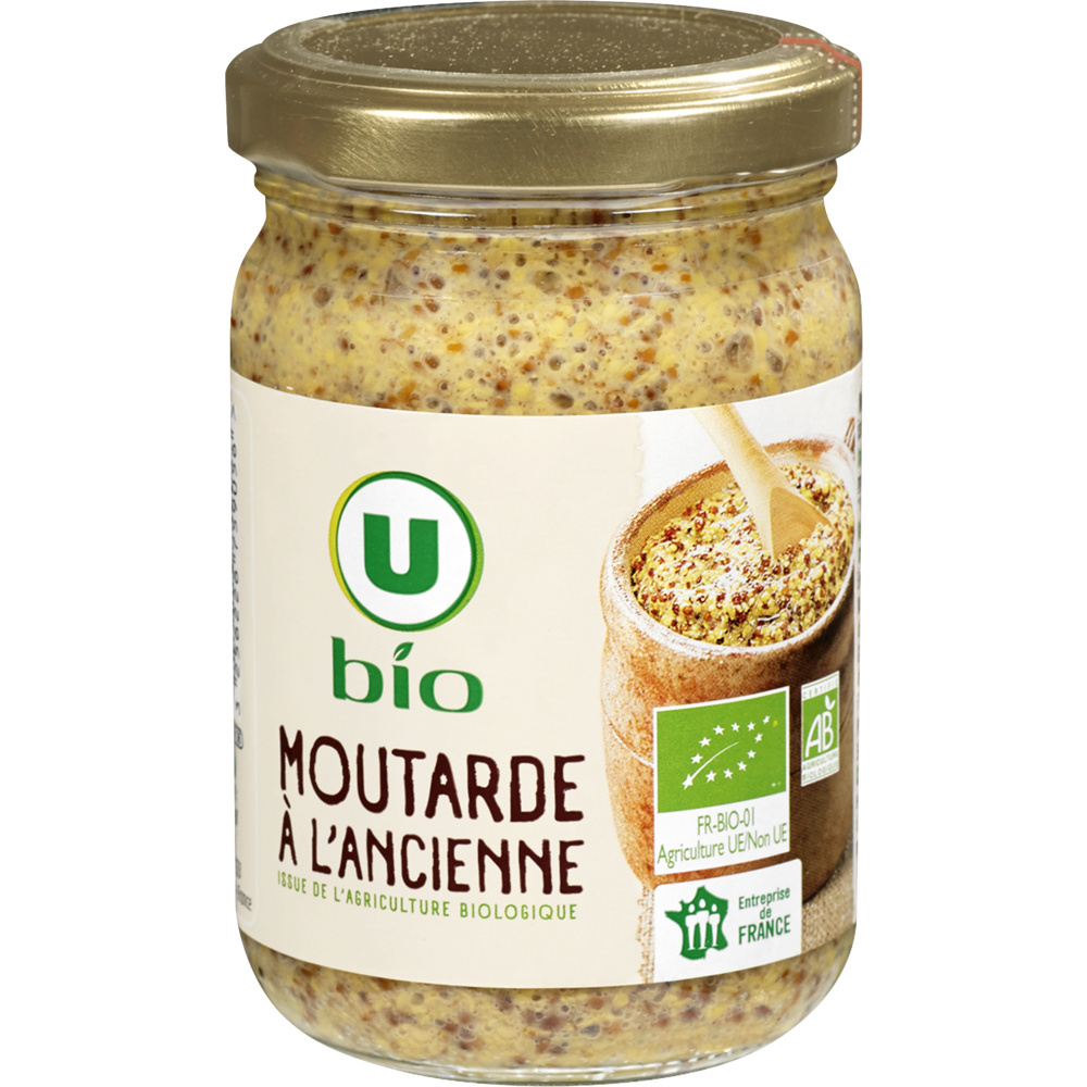 Moutarde à l'ancienne bio U