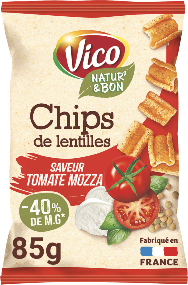 Chips de lentilles Vico tomate mozza