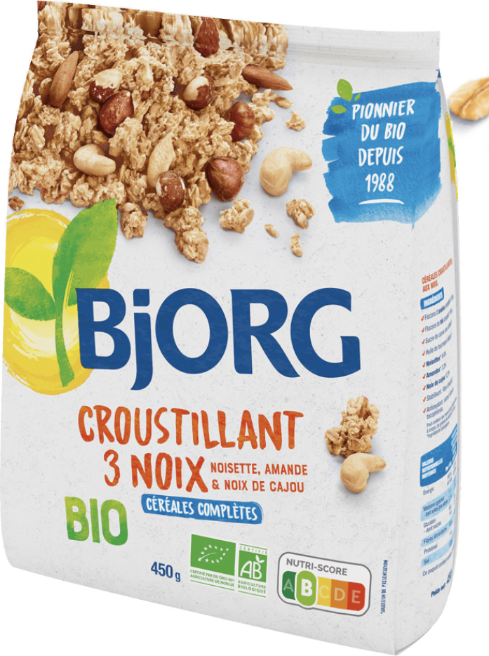 Croustillant 3 noix Bjorg