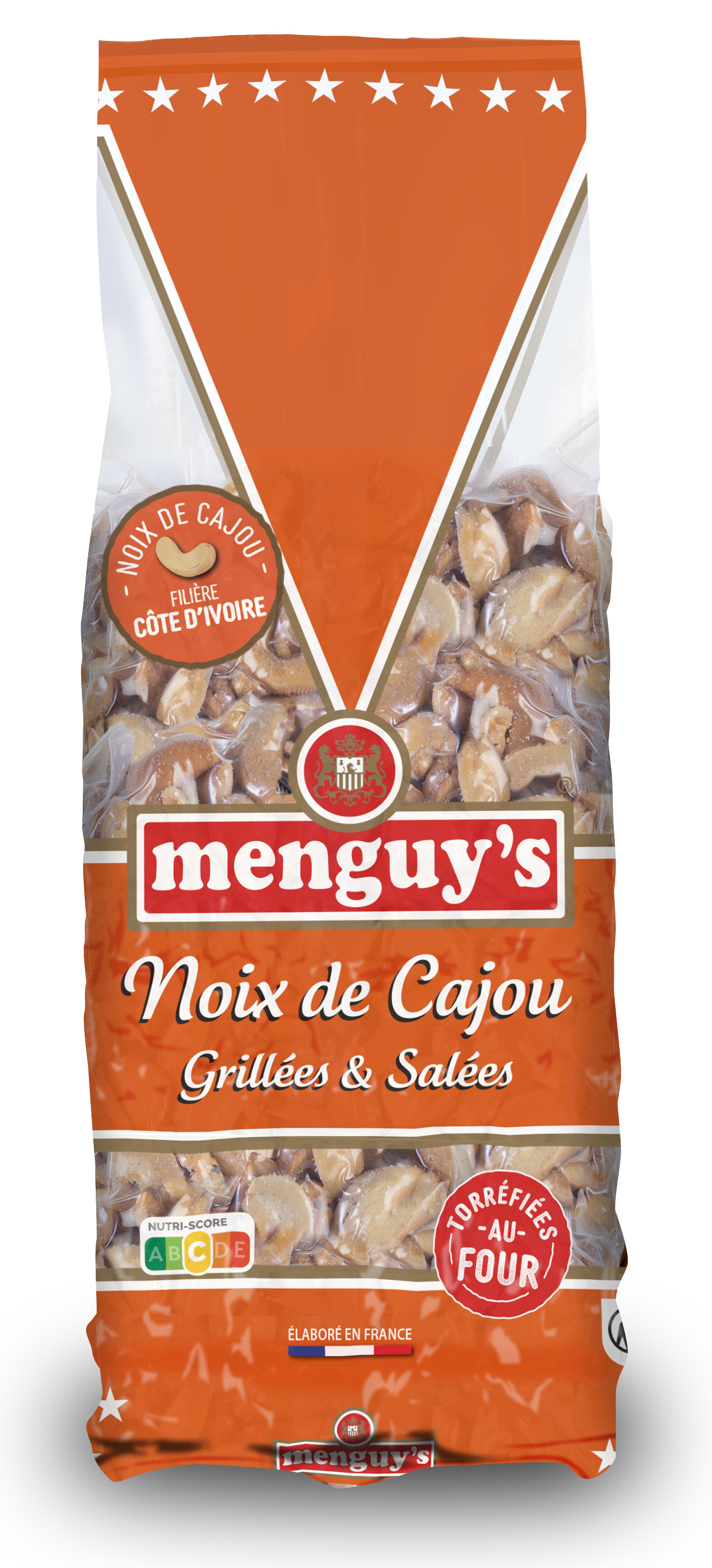 Noix de cajou grillées salées Menguy's