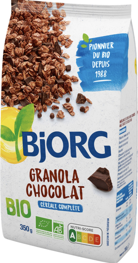 Bjorg Granola au chocolat