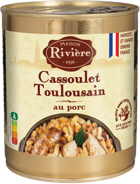 Maison Rivière cassoulet au Porc