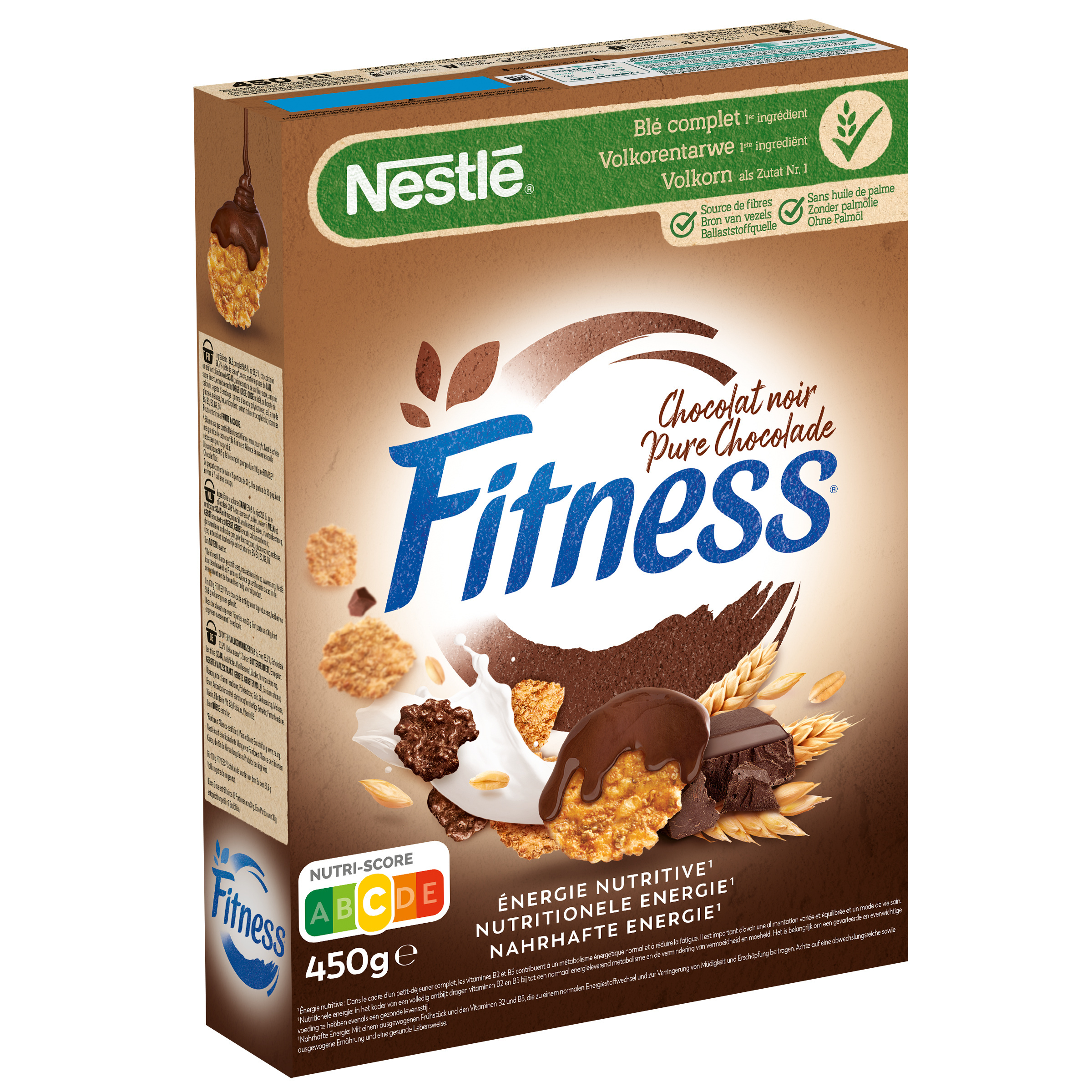Nestle céréales Fitness Chocolat Noir 