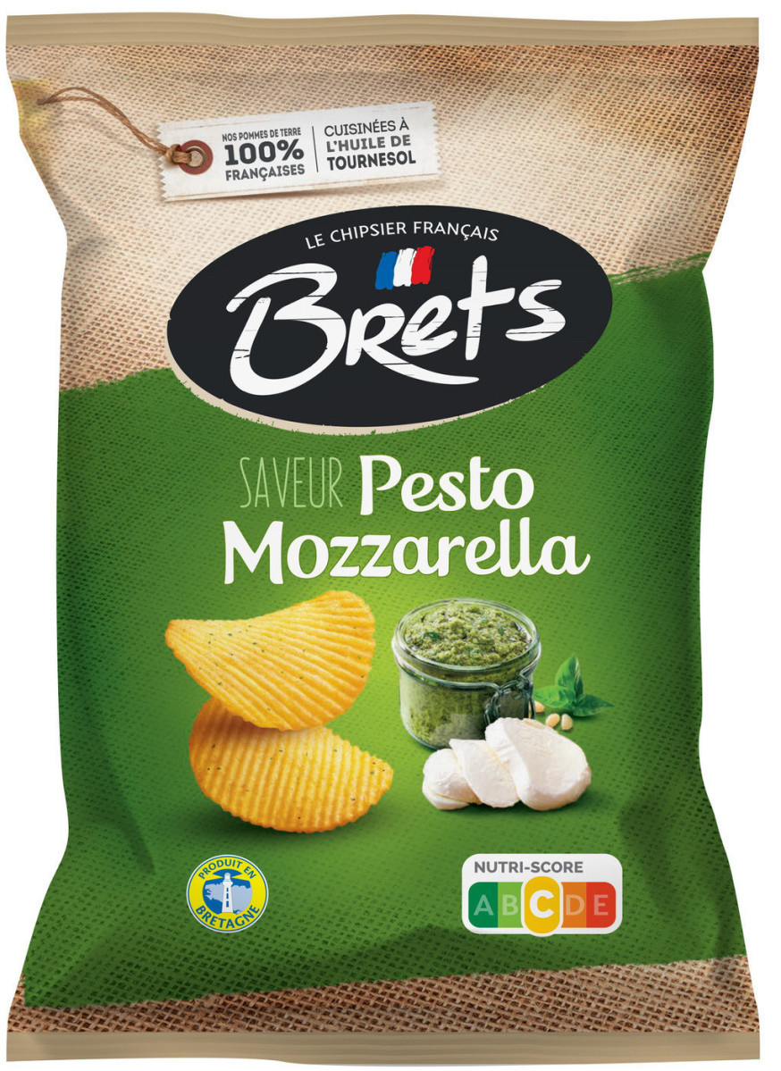 Chips Brets saveur Pesto Mozzarella