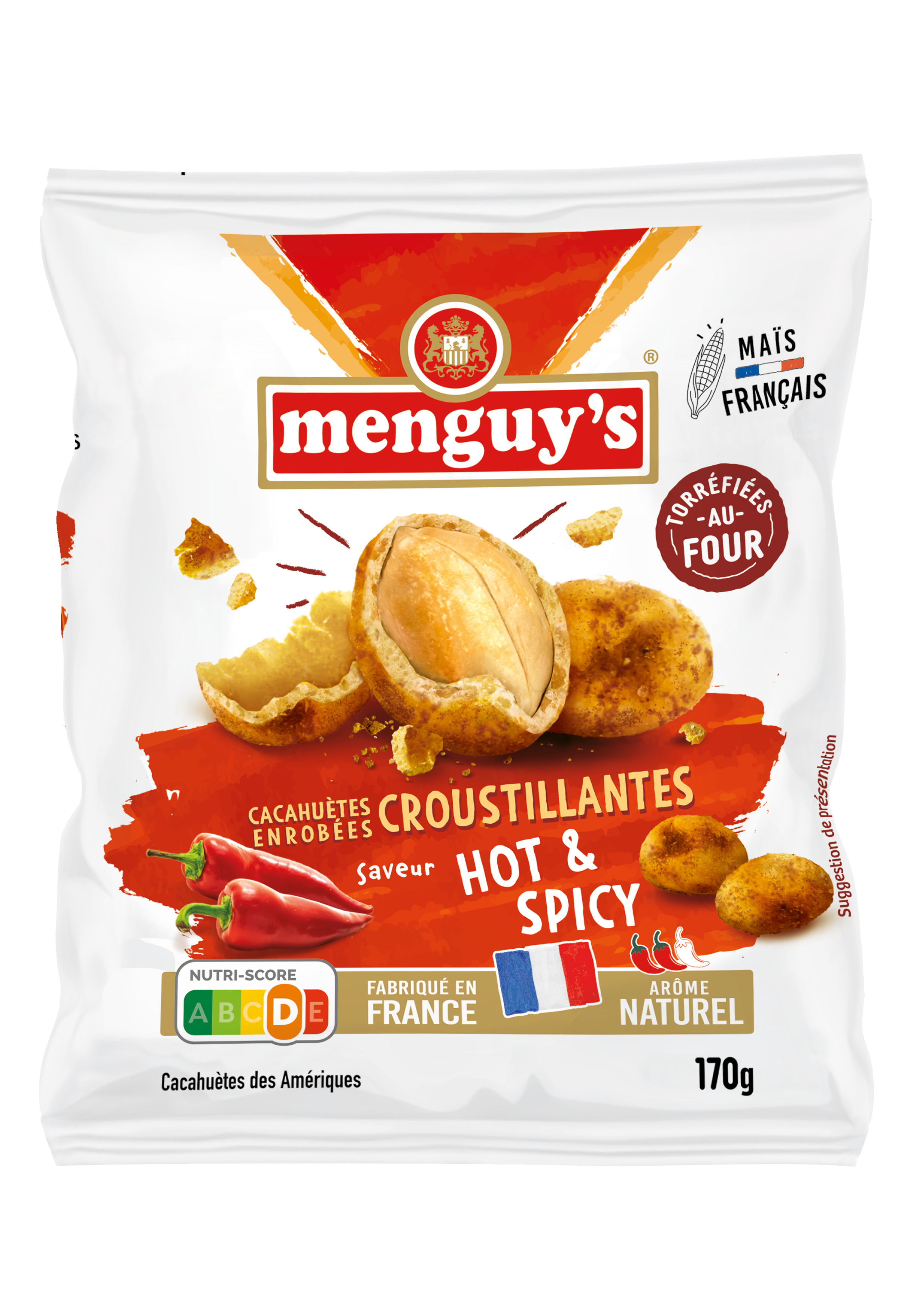 Menguy's cacahuètes croustillantes hot & spicy