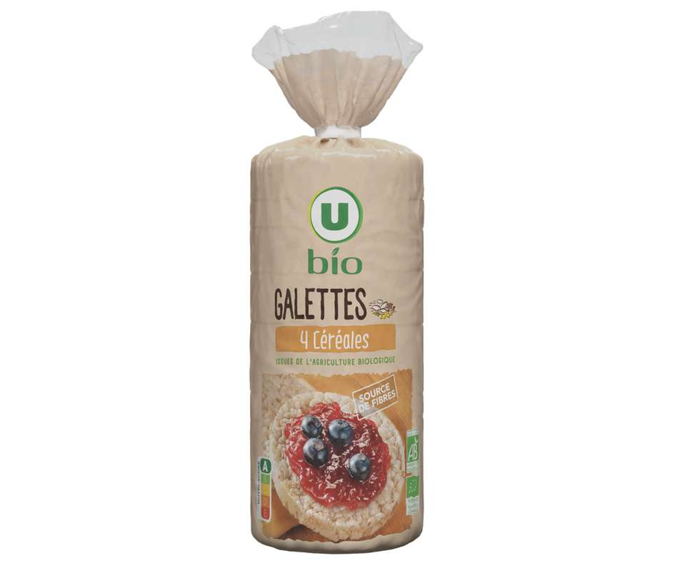 Galette bio aux 4 céréales U