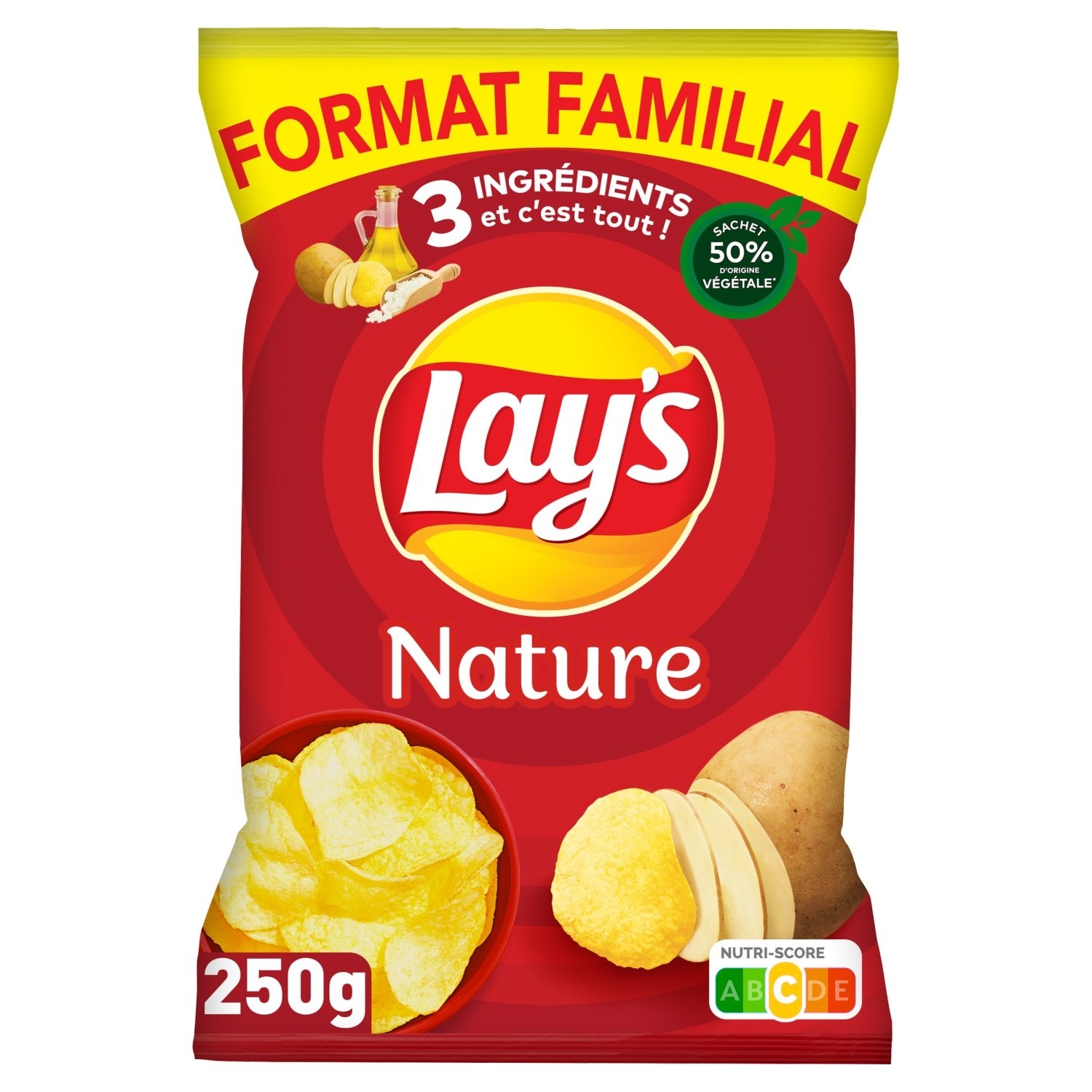 Lays chips nature format familial 