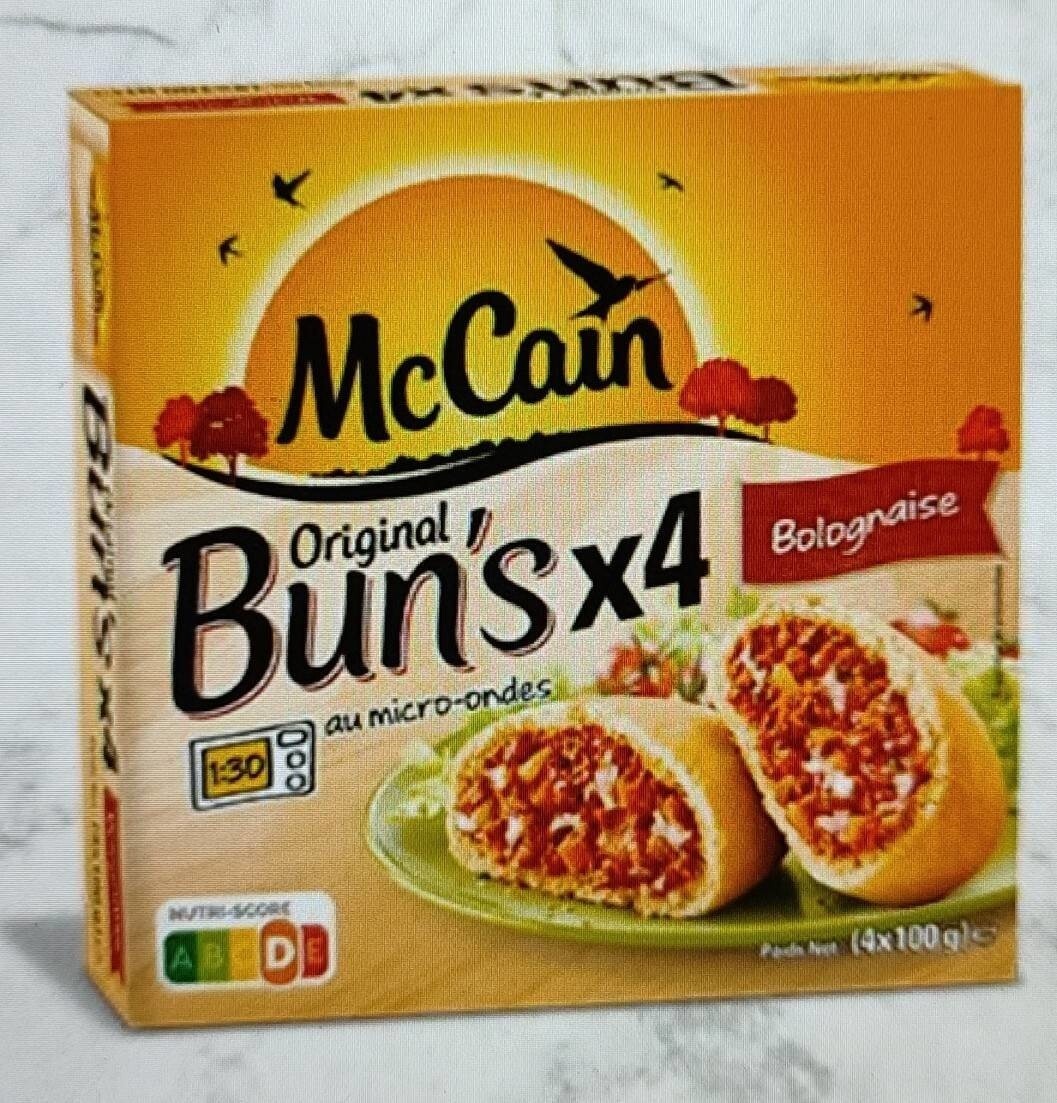 McCain original Bun's Bolognese