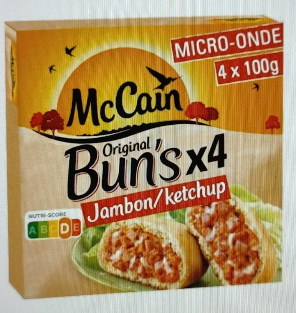  McCain original Bun's Ham Ketchup