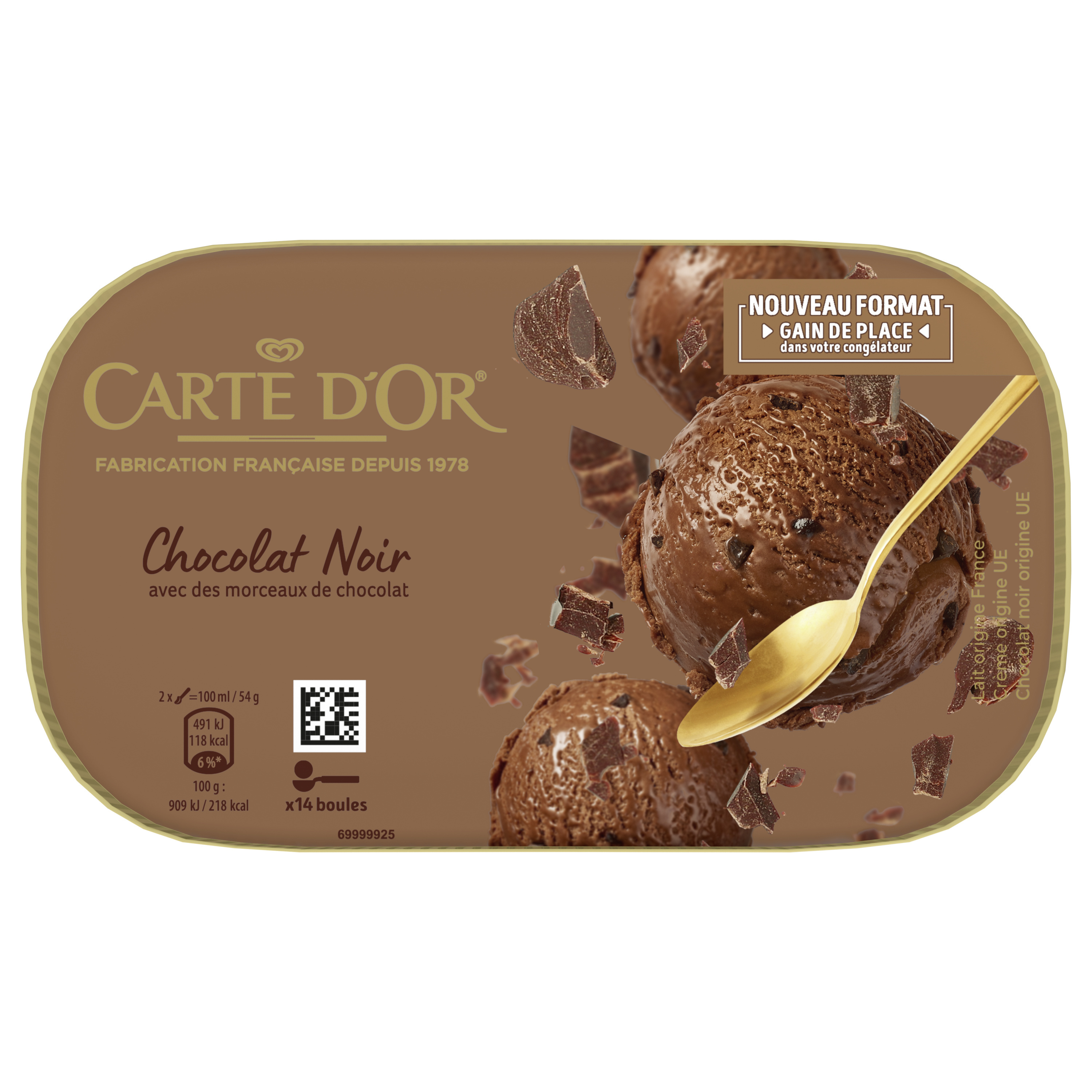 Carte d'Or Dark Chocolate Ice Cream 