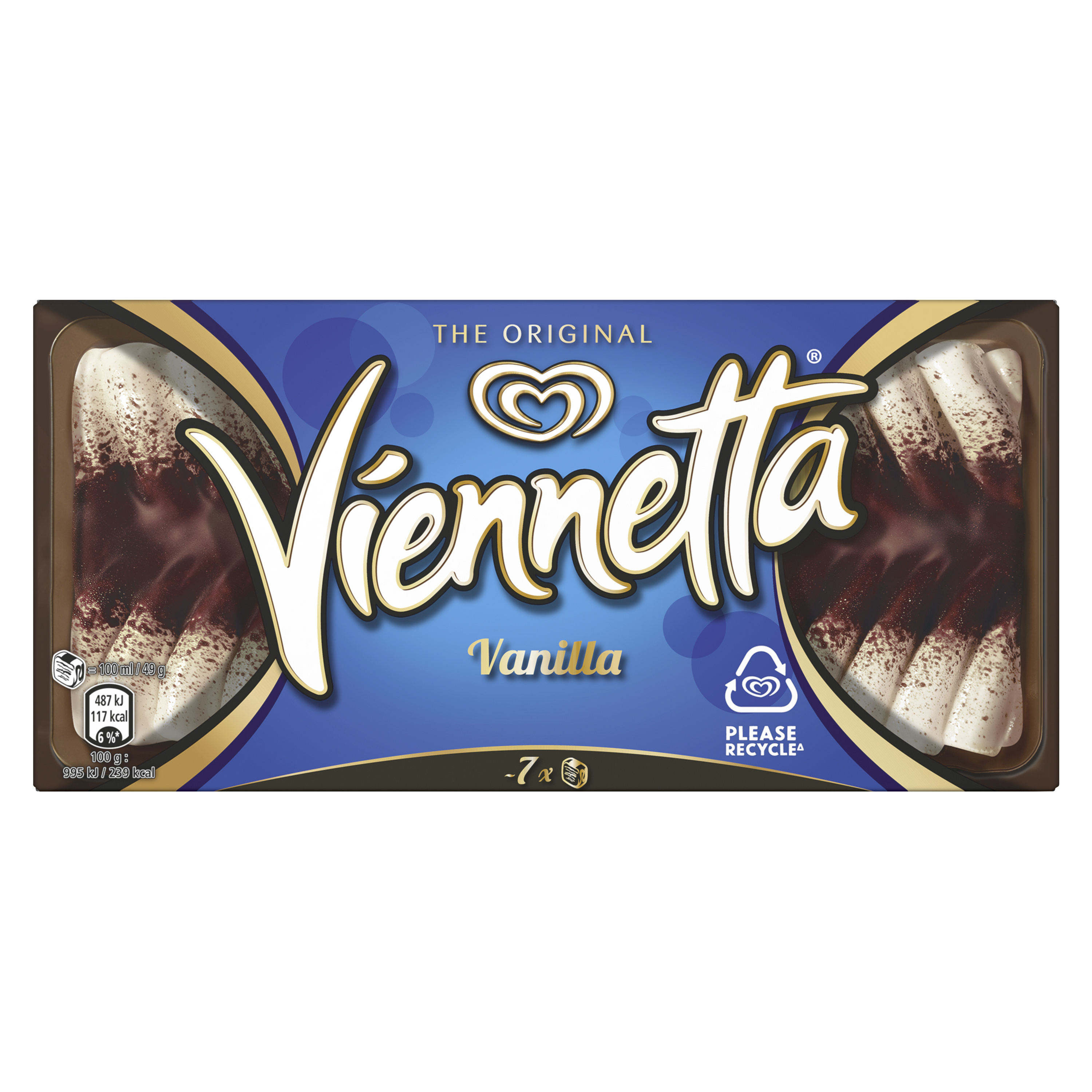 Viennetta frozen vanilla dessert