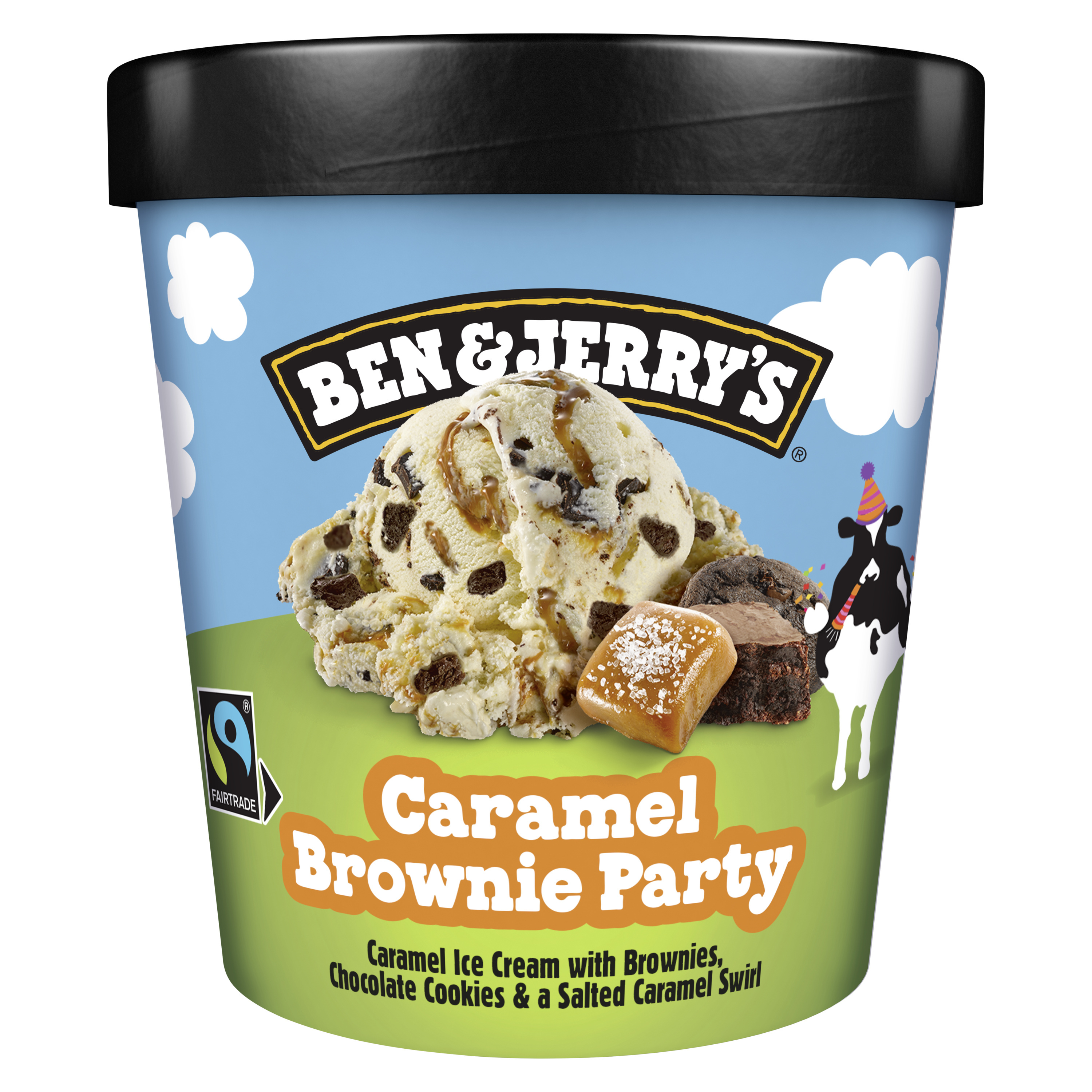 Ben & Jerry's Caramel Brownie Party Ice Cream in a Jar 