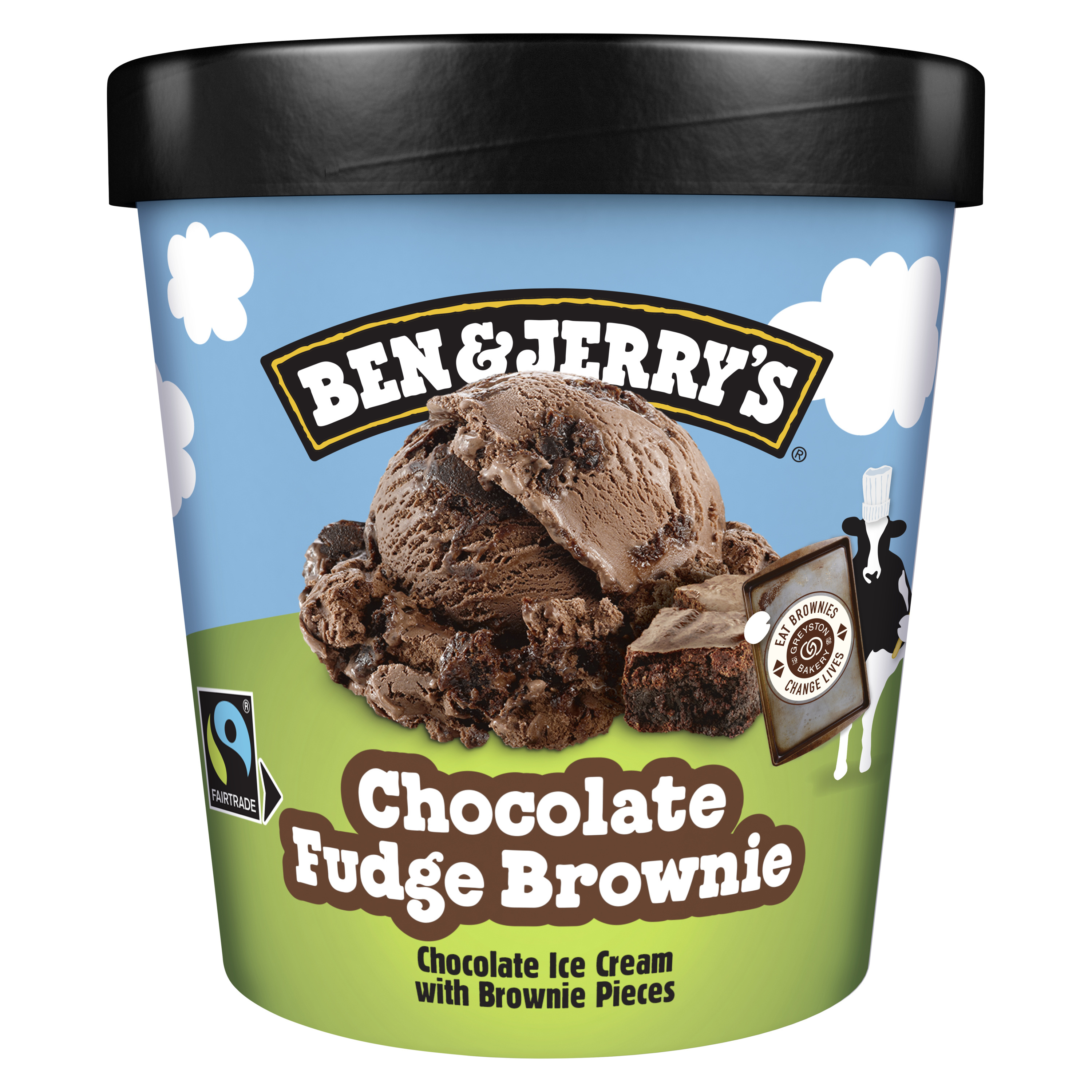 Ben & Jerry's Brownie chocolate ice cream in a jar 