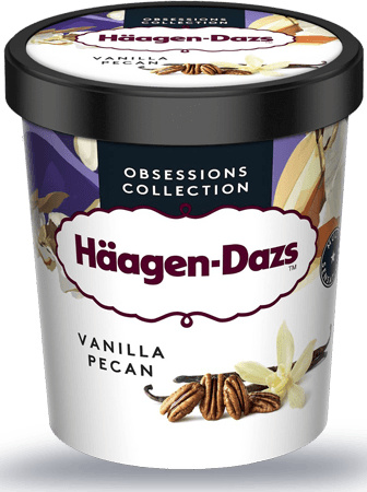 Häagen-Dazs vanilla pecan ice cream