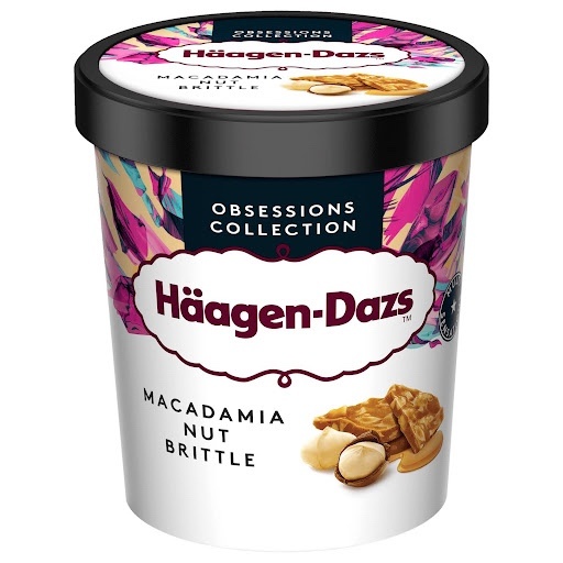 Häagen-Dazs macadamia nut ice cream 